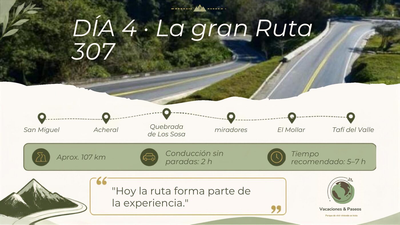 Vista previa del itinerario: Un día real: la gran Ruta 307