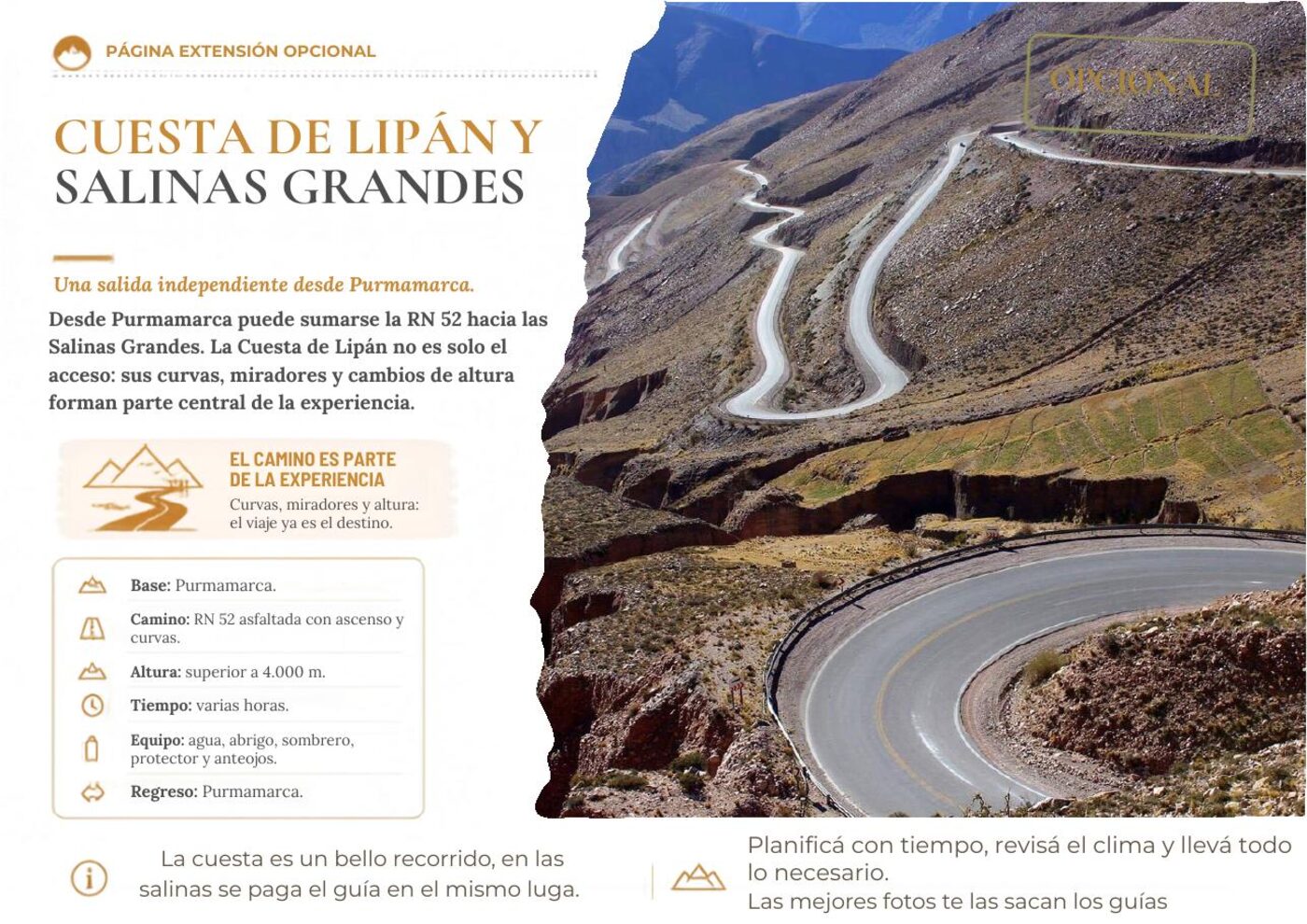 Vista previa del itinerario: Un día real: Cuesta de Lipán y Salinas Grandes