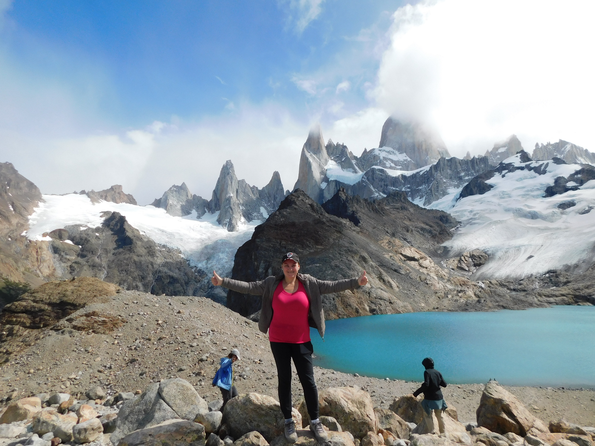 Fitz Roy y laguna turquesa