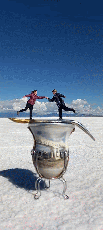 Mate en las Salinas