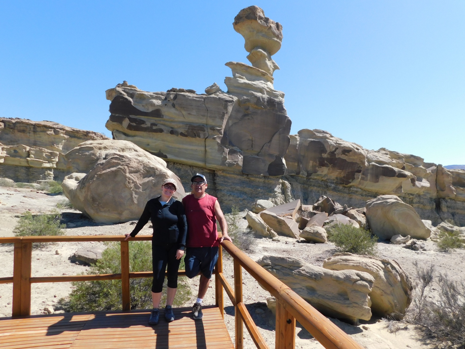 Cancha de Bochas y miradores de Ischigualasto