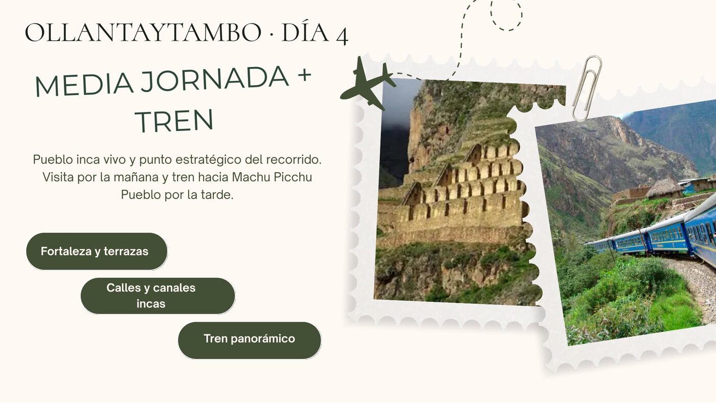 Vista previa del itinerario: Un día real: Ollantaytambo